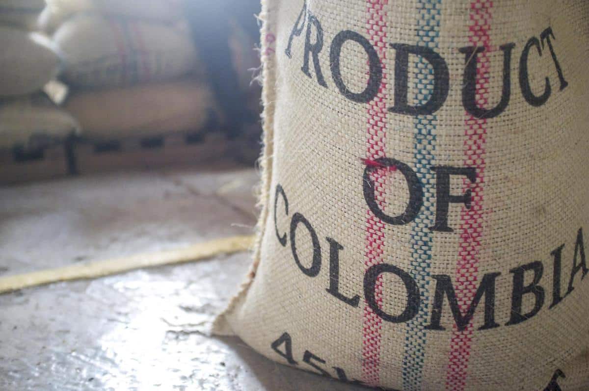 A colombian coffee bag for coffee enthusiasts