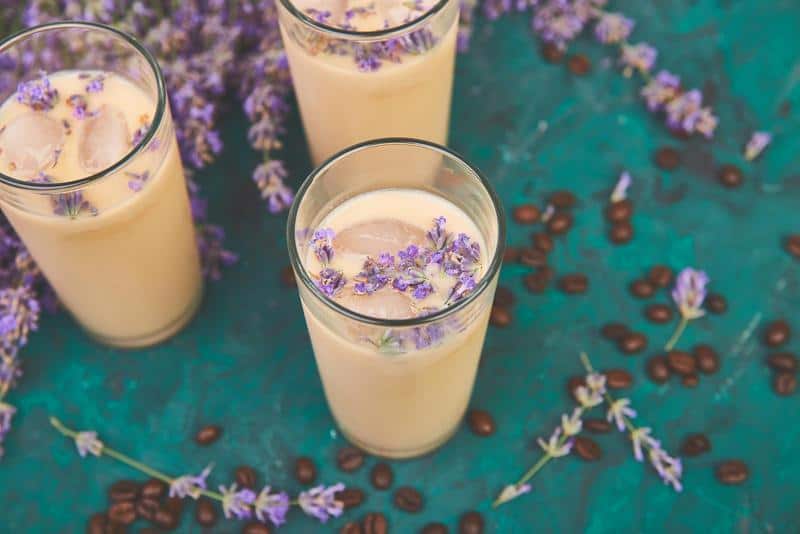 Indulge in a fragrant and cooling lavender-infused iced coffee blend