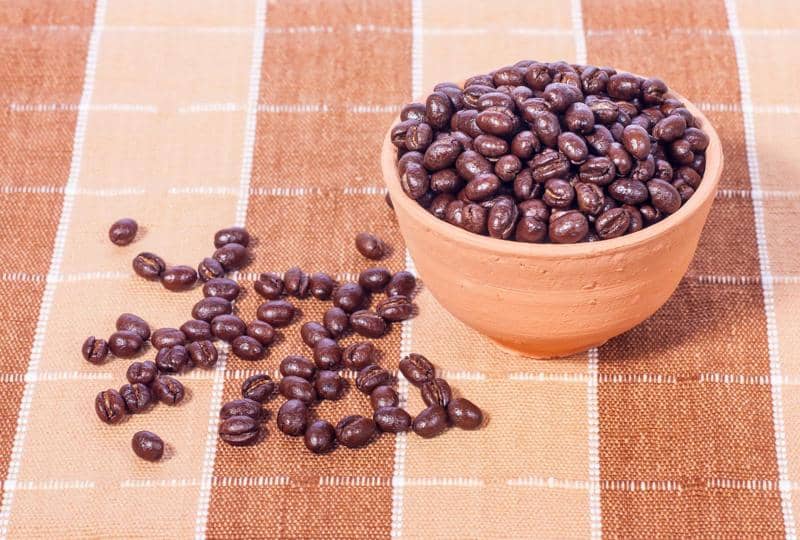 Peaberry coffee beans
