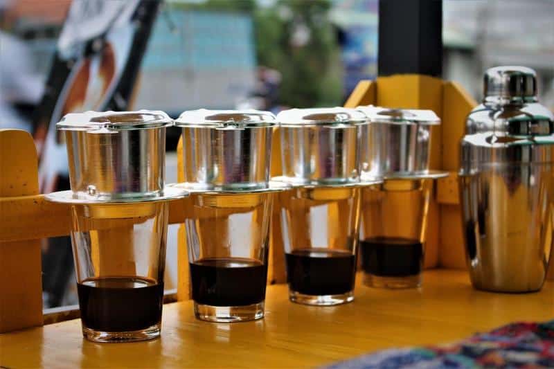 Enjoy a cup of refreshing vietnamese coffee, a delightful way to start your day